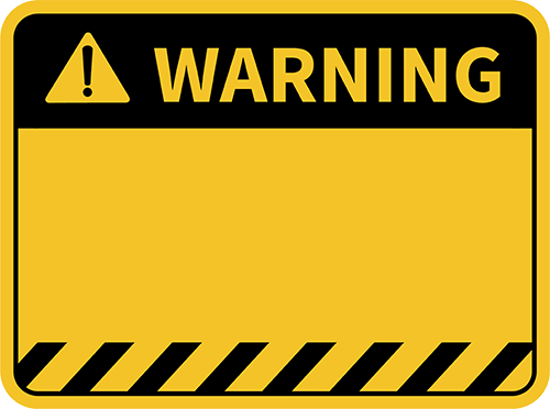 Cheapest Custom Printed Warning Sticker Labels - 24 Hour Print Factory